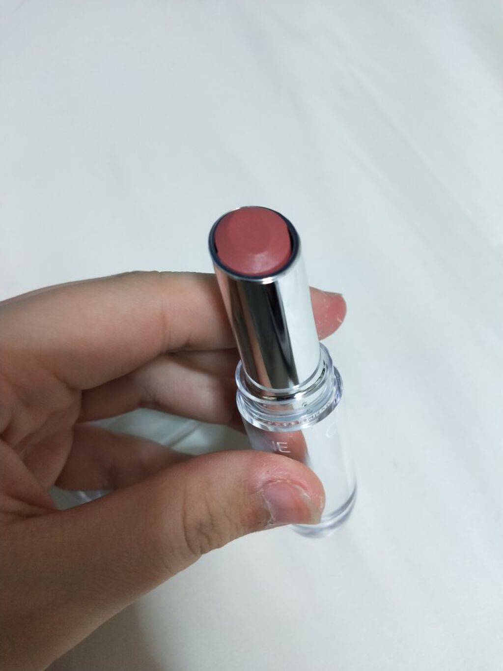 ラスティンググロスリップ/CEZANNE/口紅を使ったクチコミ(4枚目)