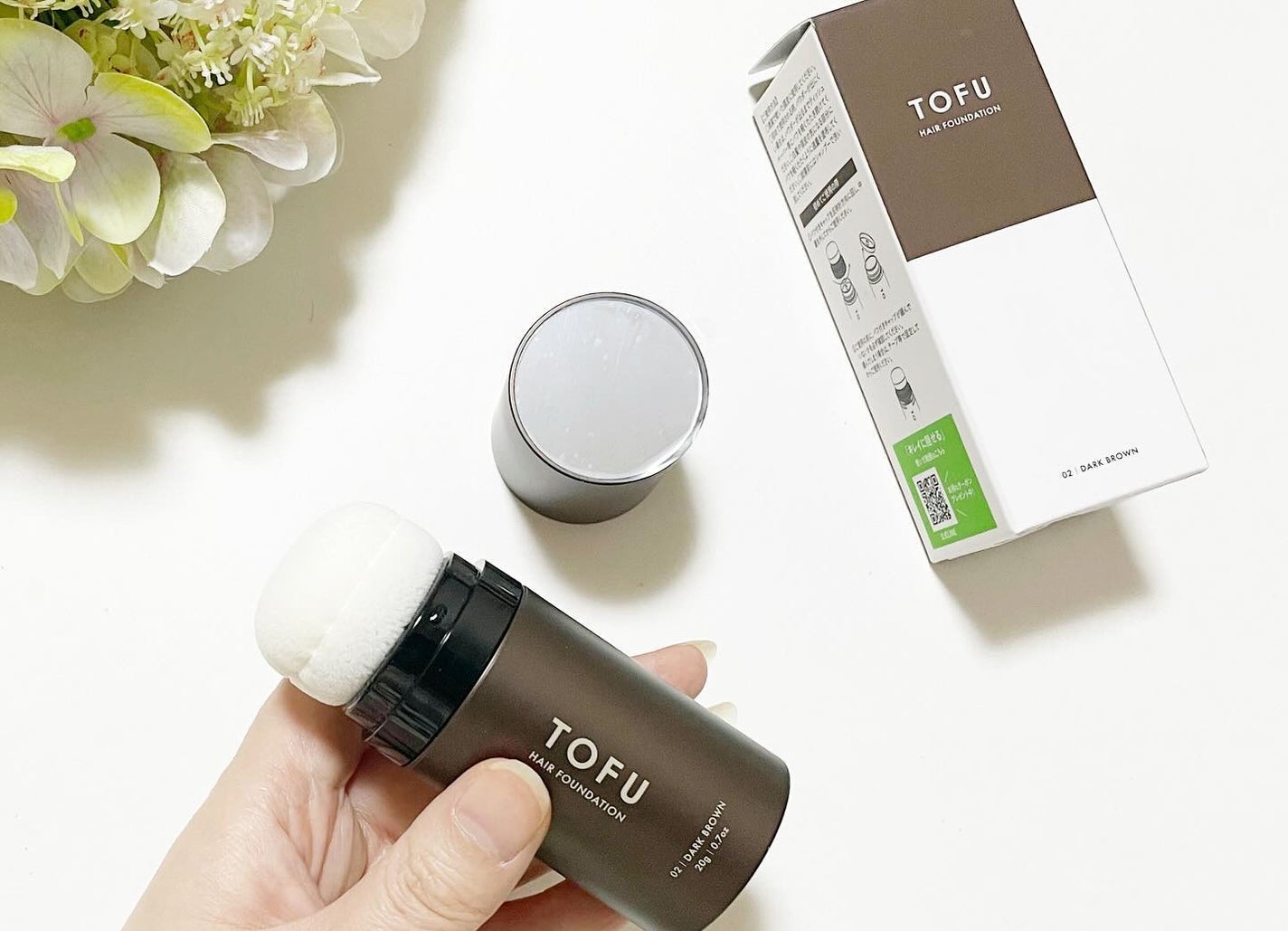 ヘアファンデーション/TOFU/ヘアカラーを使ったクチコミ(2枚目)