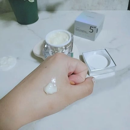 5番 白玉グルタチオンCメラゼロクリーム/numbuzin/フェイスクリームを使ったクチコミ(5枚目)