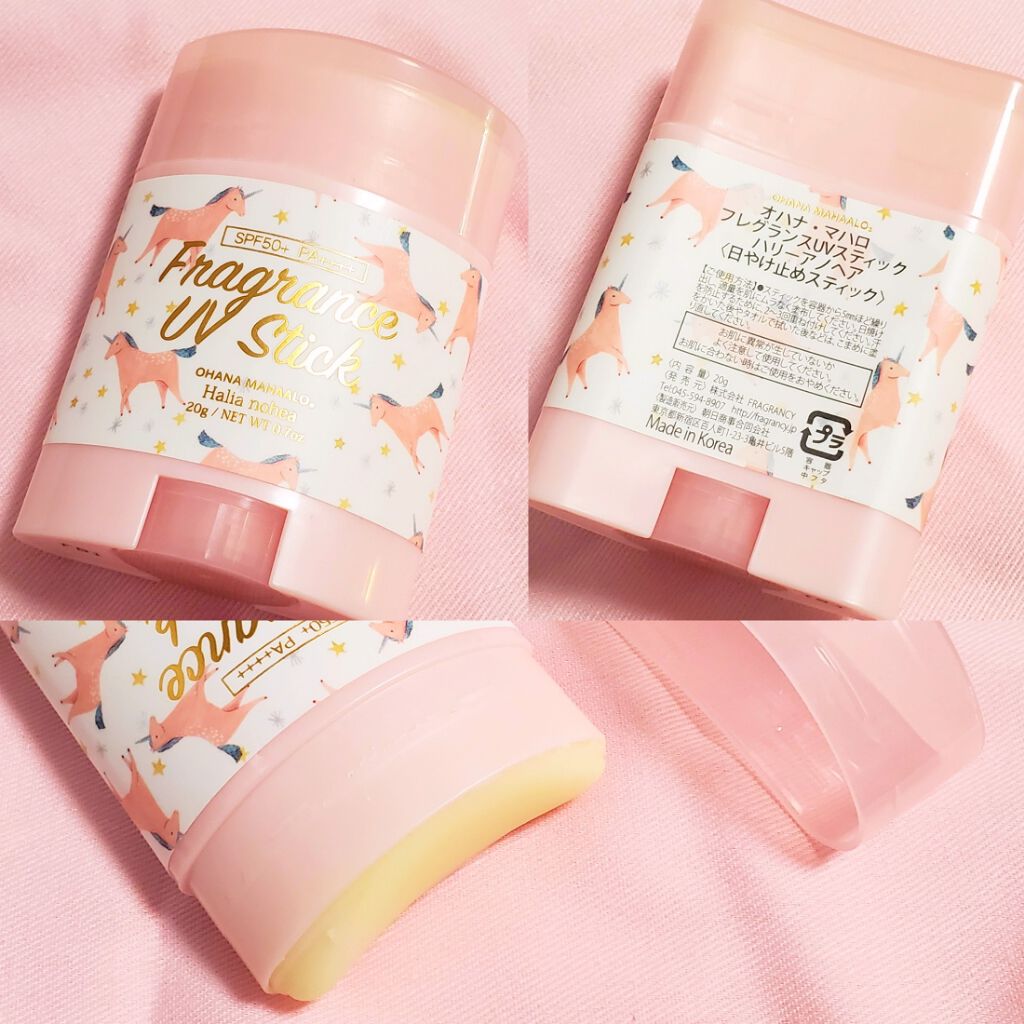 フレグランスUVスティック ピカケアウリィ〈日やけ止めスティック〉/OHANA MAHAALO/日焼け止めスティックを使ったクチコミ(2枚目)