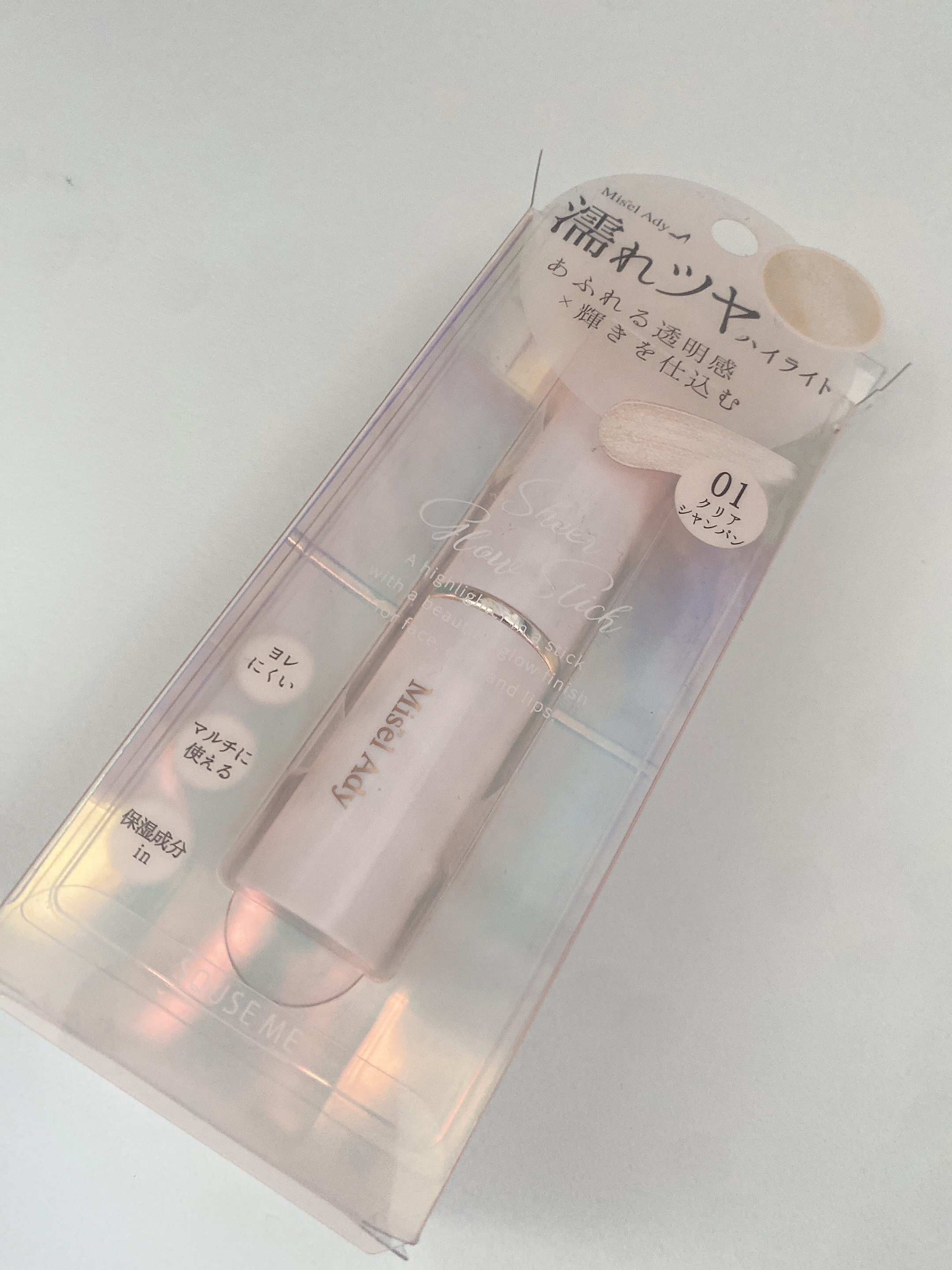 シアーグロウスティック  ハイライト/ミゼルエディ/スティックハイライトを使ったクチコミ（1枚目）