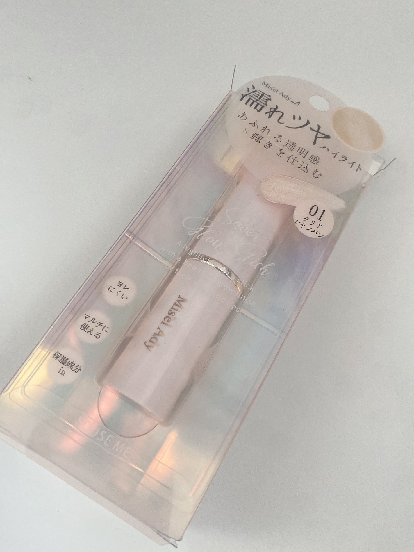 シアーグロウスティック ハイライト/ミゼルエディ/スティックハイライトを使ったクチコミ(1枚目)