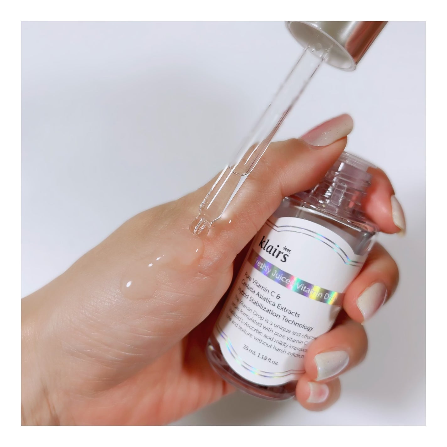 フレッシュリージュースドビタミンドロップ(35ml)/Klairs/美容液を使ったクチコミ(3枚目)