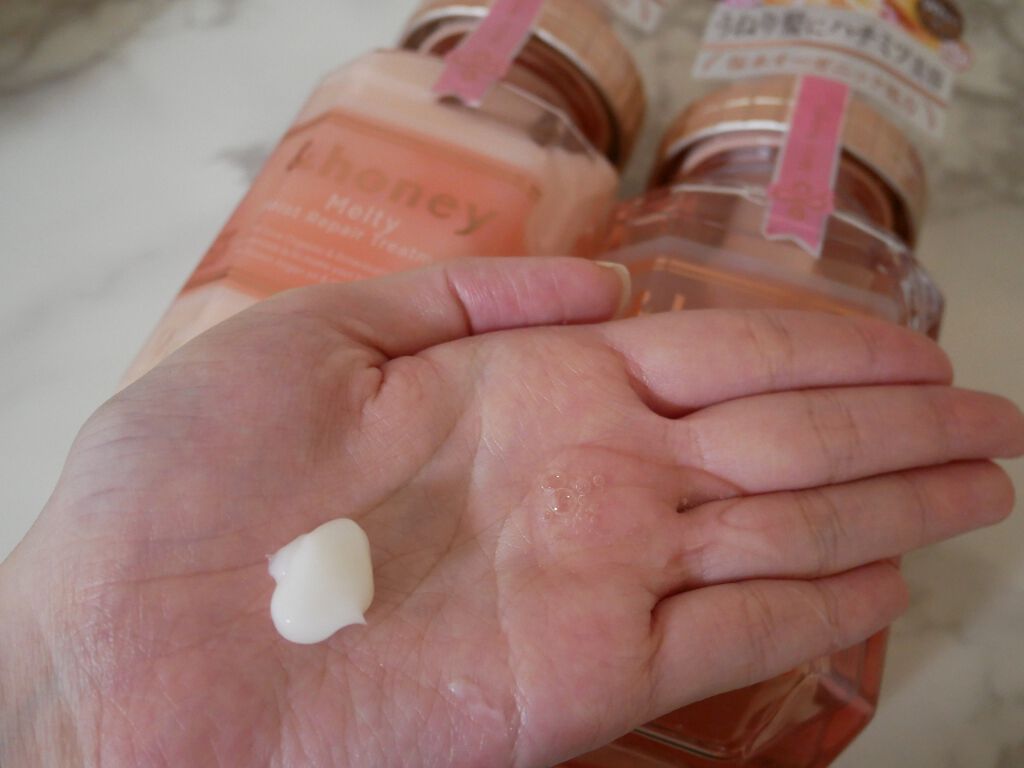 &honey Melty モイストリペア シャンプー1.0／モイストリペア ヘアトリートメント2.0/&honey/市販シャンプーを使ったクチコミ（2枚目）