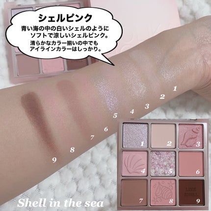 マイフェイブムードアイパレット 9カラー/HOLIKA HOLIKA/アイシャドウパレットを使ったクチコミ(4枚目)