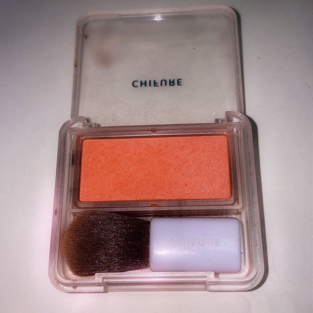 パウダー チーク/ちふれ/パウダーチークを使ったクチコミ(1枚目)