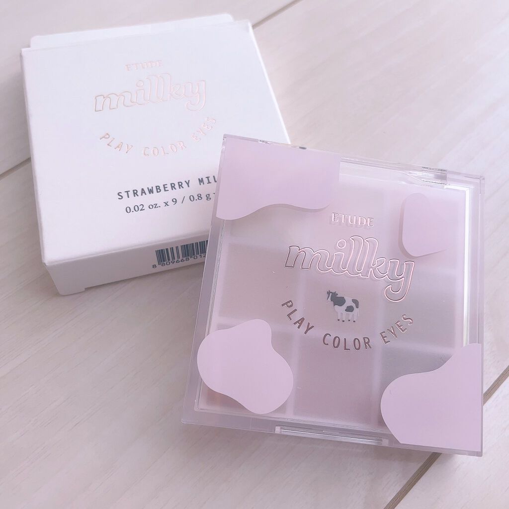プレイカラーアイズ ≪ミルキーコレクション≫/ETUDE/アイシャドウパレットを使ったクチコミ(1枚目)