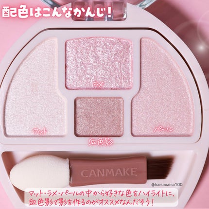 プランぷくコーデアイズNeo/キャンメイク/アイシャドウを使ったクチコミ(3枚目)