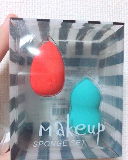 Makeup SPONGE SET/3COINS/パフ・スポンジを使ったクチコミ(3枚目)