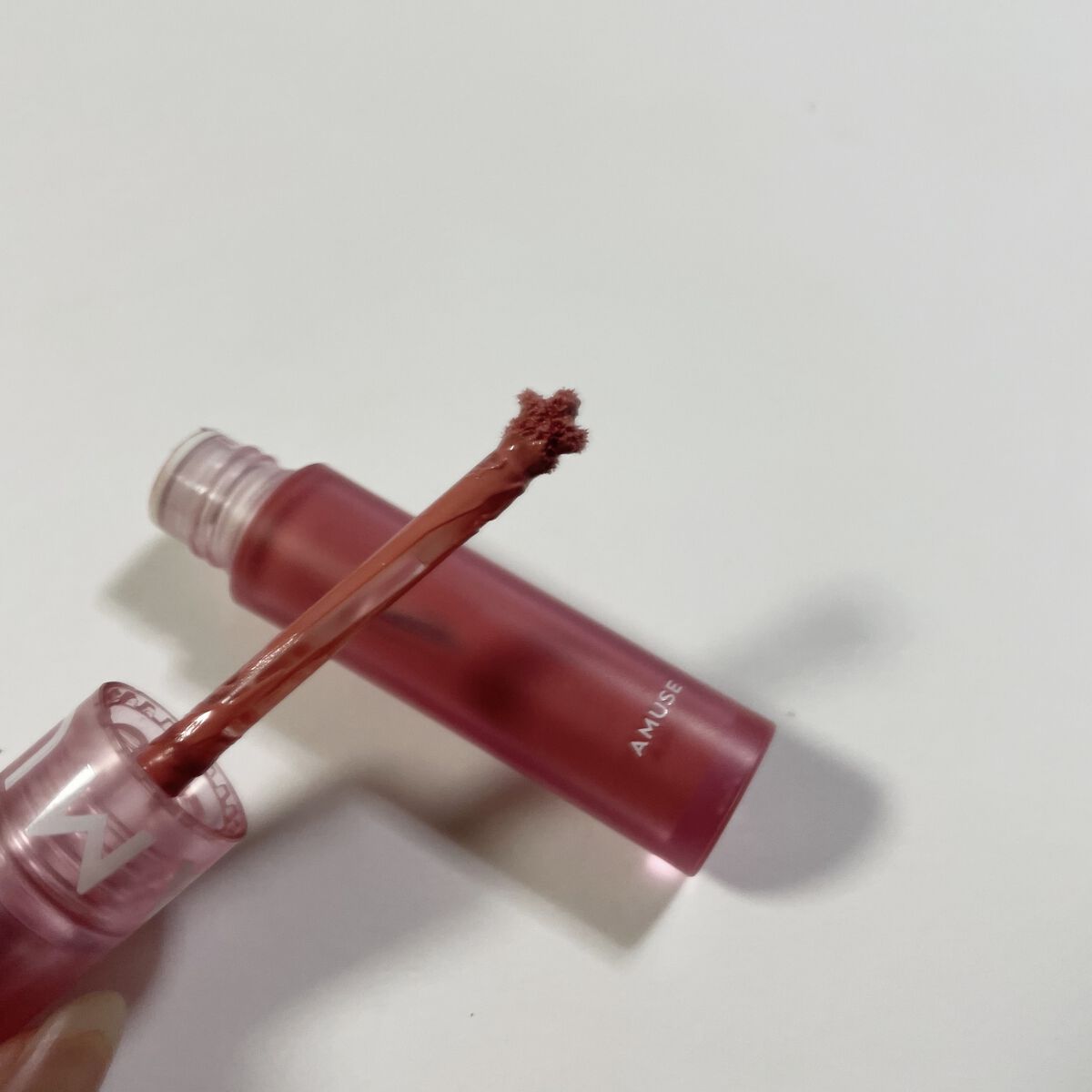 ソフトクリームチーク/AMUSE/リキッドチークを使ったクチコミ（2枚目）