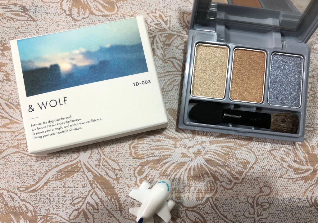 スリーサムデザイニングアイカラー/& WOLF/アイシャドウパレットを使ったクチコミ(1枚目)