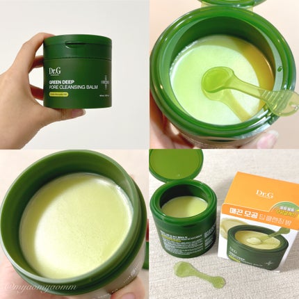 グリーンディープポアクレンジングバーム/Dr.G/クレンジングバームを使ったクチコミ(2枚目)