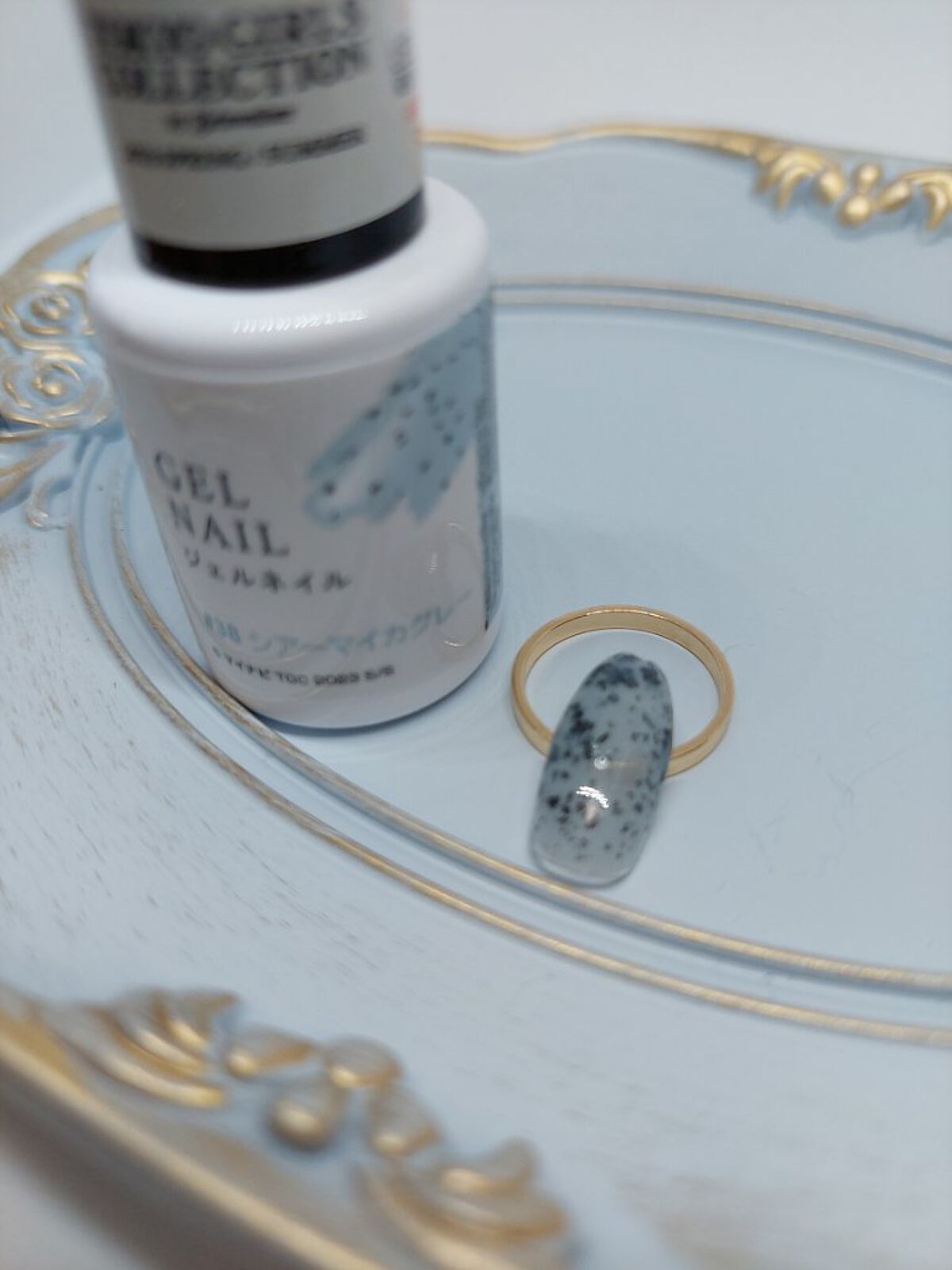 ジェルネイルDA 38 シアーマイカグレー/IDATE/ジェルネイルを使ったクチコミ（1枚目）