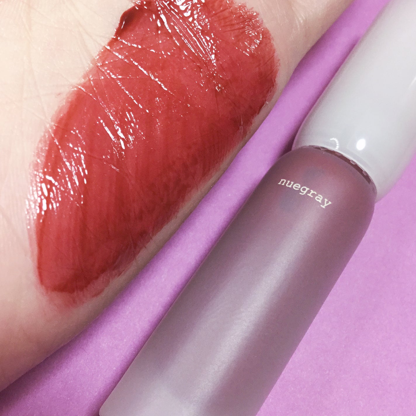 ヌグローウィリキッド/nuegray/口紅を使ったクチコミ(4枚目)