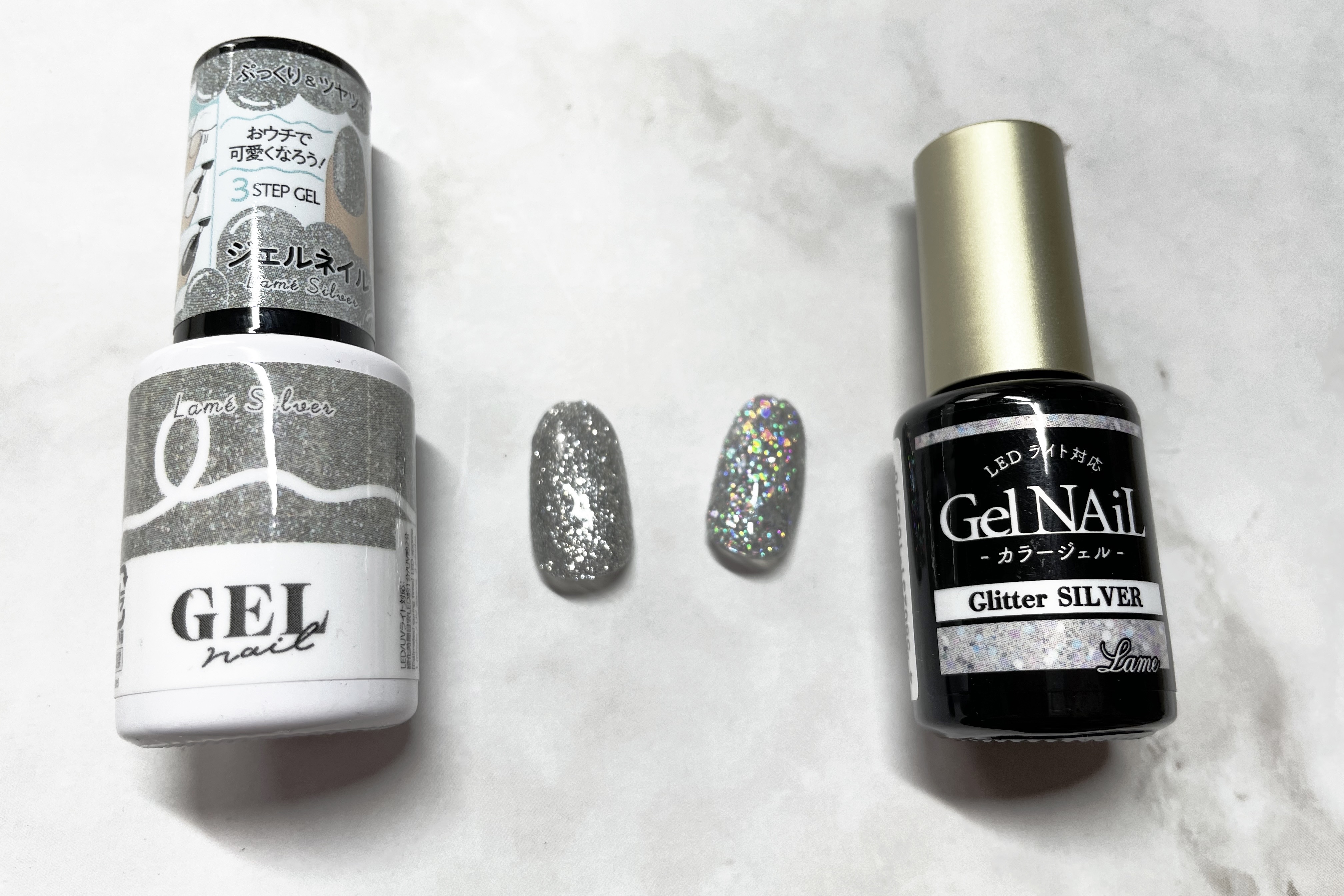 ジェルネイル（ライト対応）/セリア/ジェルネイルを使ったクチコミ（1枚目）