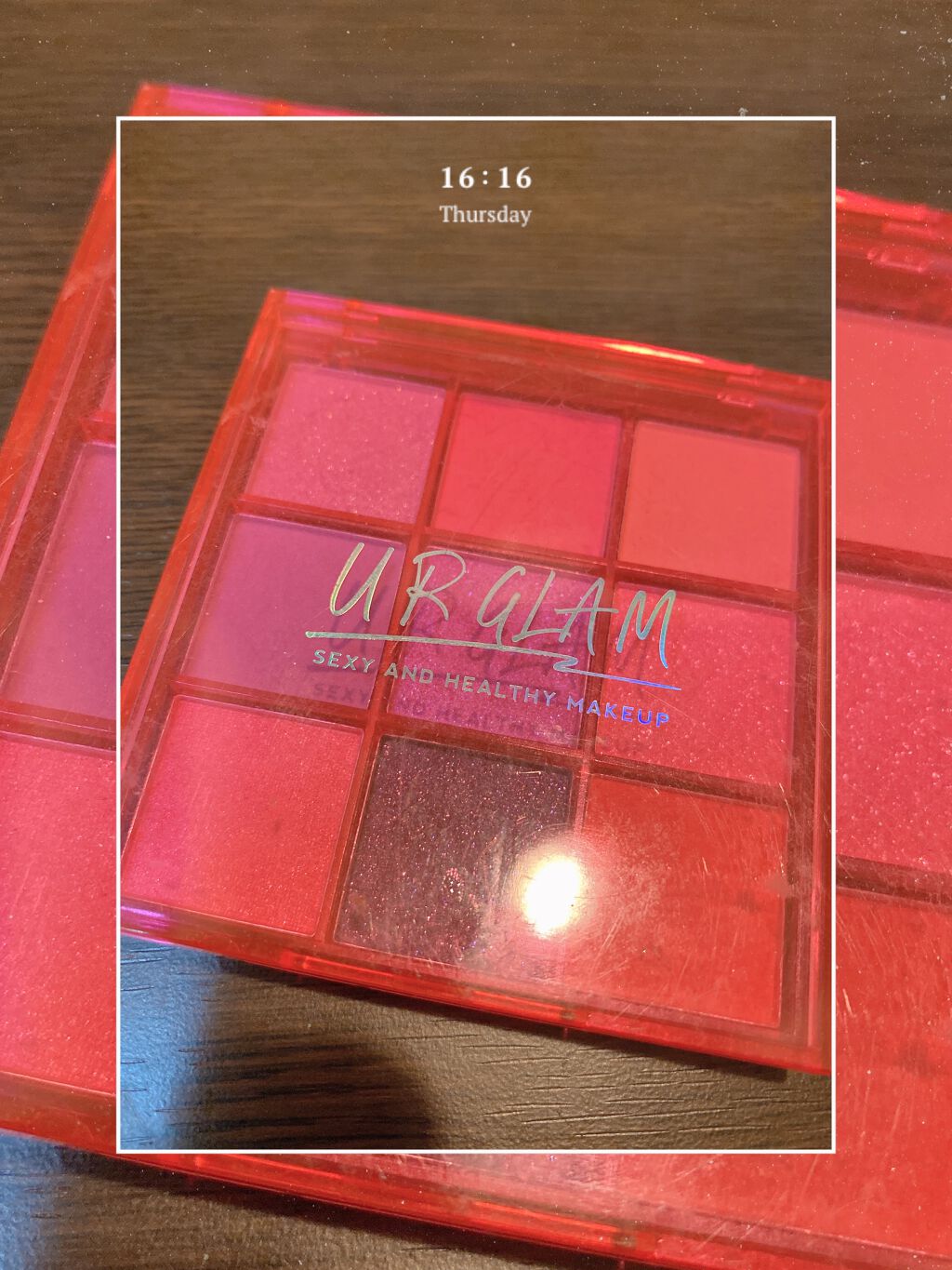 UR GLAM BLOOMING EYE COLOR PALETTE/U R GLAM/アイシャドウパレットを使ったクチコミ(1枚目)