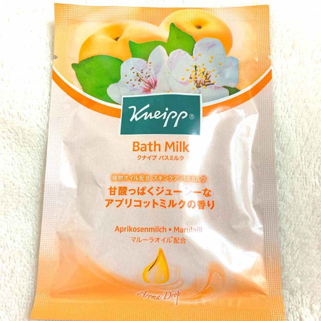 クナイプ バスミルク アプリコットミルクの香り/クナイプ/入浴剤を使ったクチコミ(1枚目)