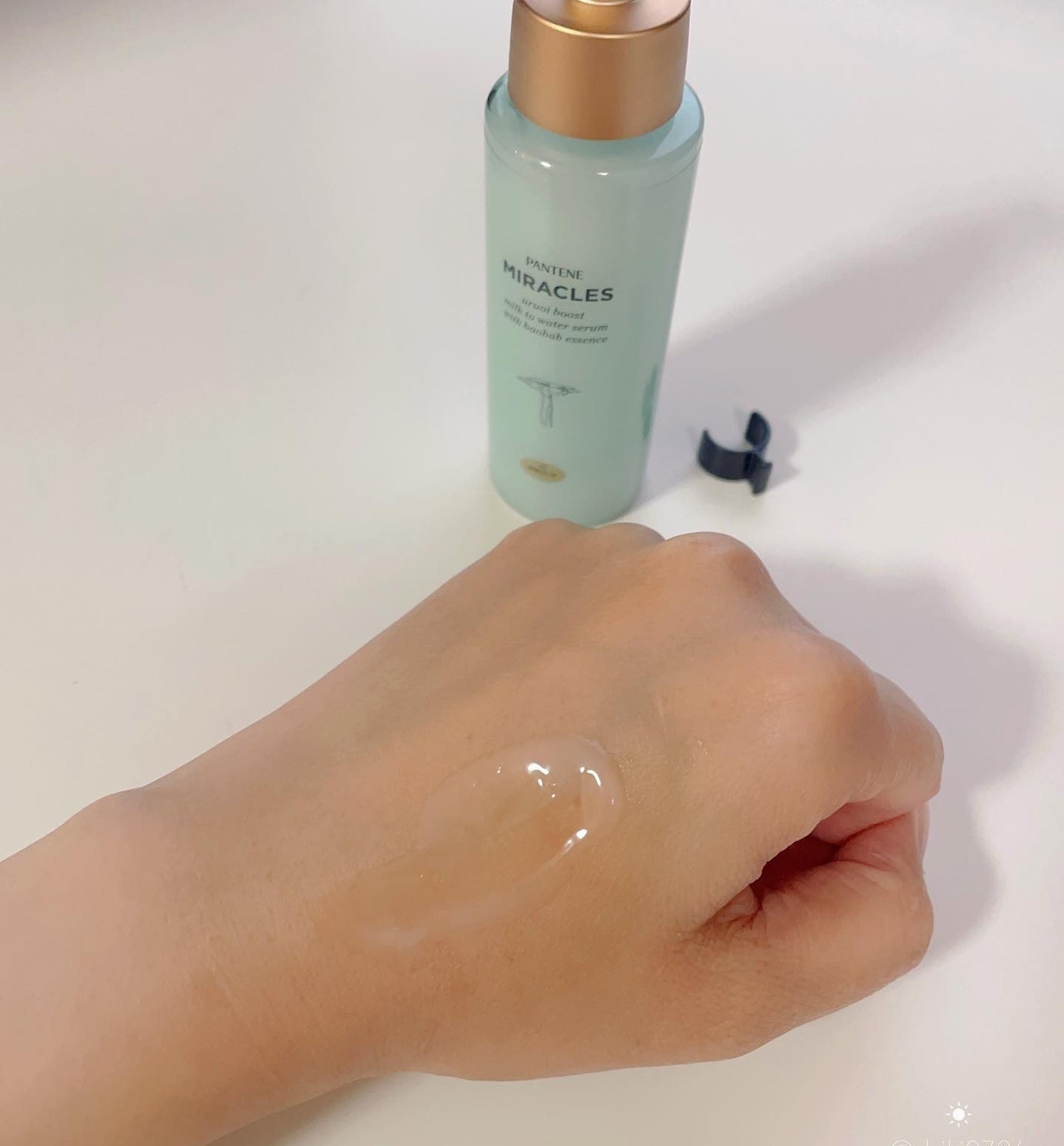 ミラクルズ うるおいブーストミルクウォーターセラム/パンテーン/アウトバストリートメントを使ったクチコミ(3枚目)