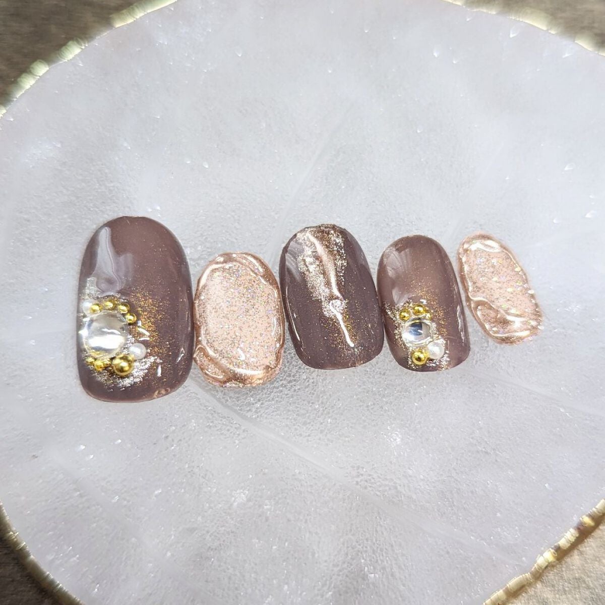 のぶみ on LIPS 「【パレットインスパイアネイル、と、雑談】めちゃくちゃ久しぶりの..」(3枚目)