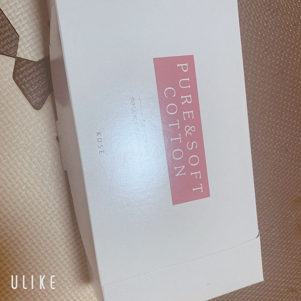 ピュア&ソフトコットン/コーセー/コットンを使ったクチコミ(1枚目)