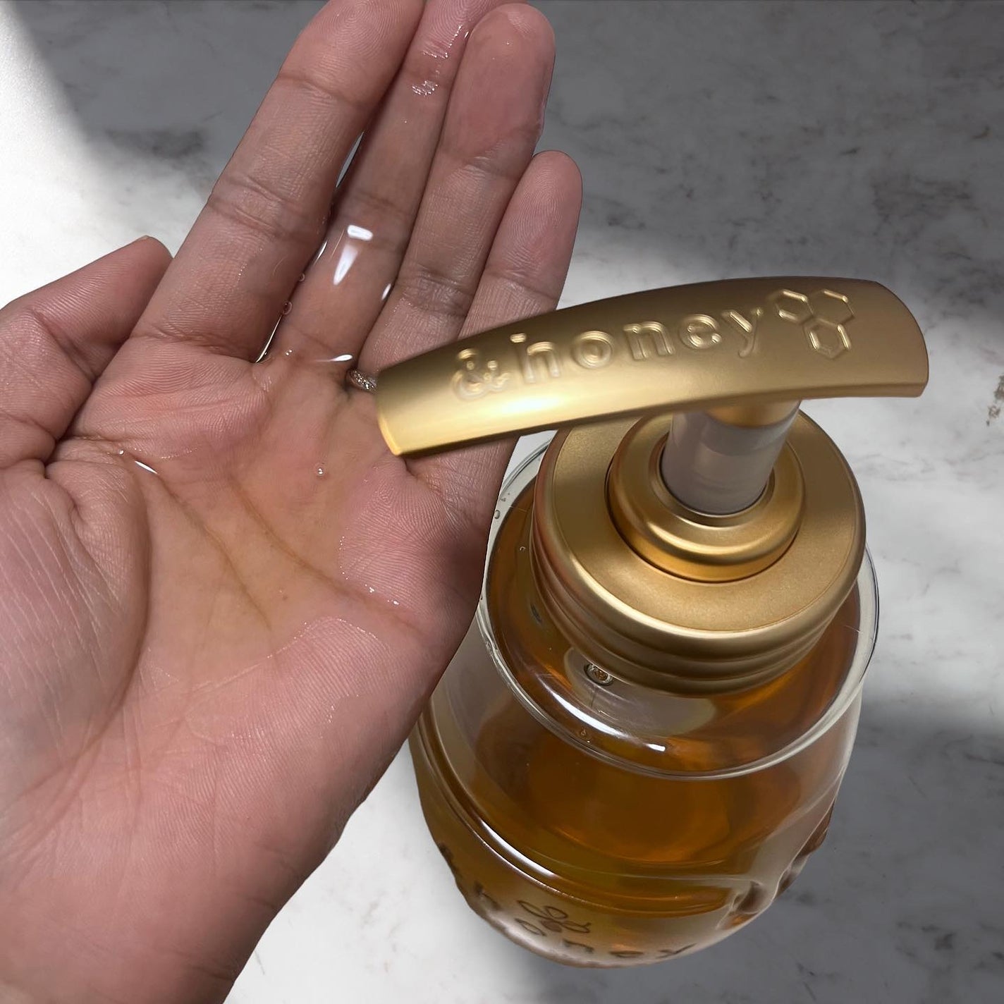 アンドハニー ディープモイスト ハンドクリーム/&honey/ハンドクリームを使ったクチコミ(3枚目)