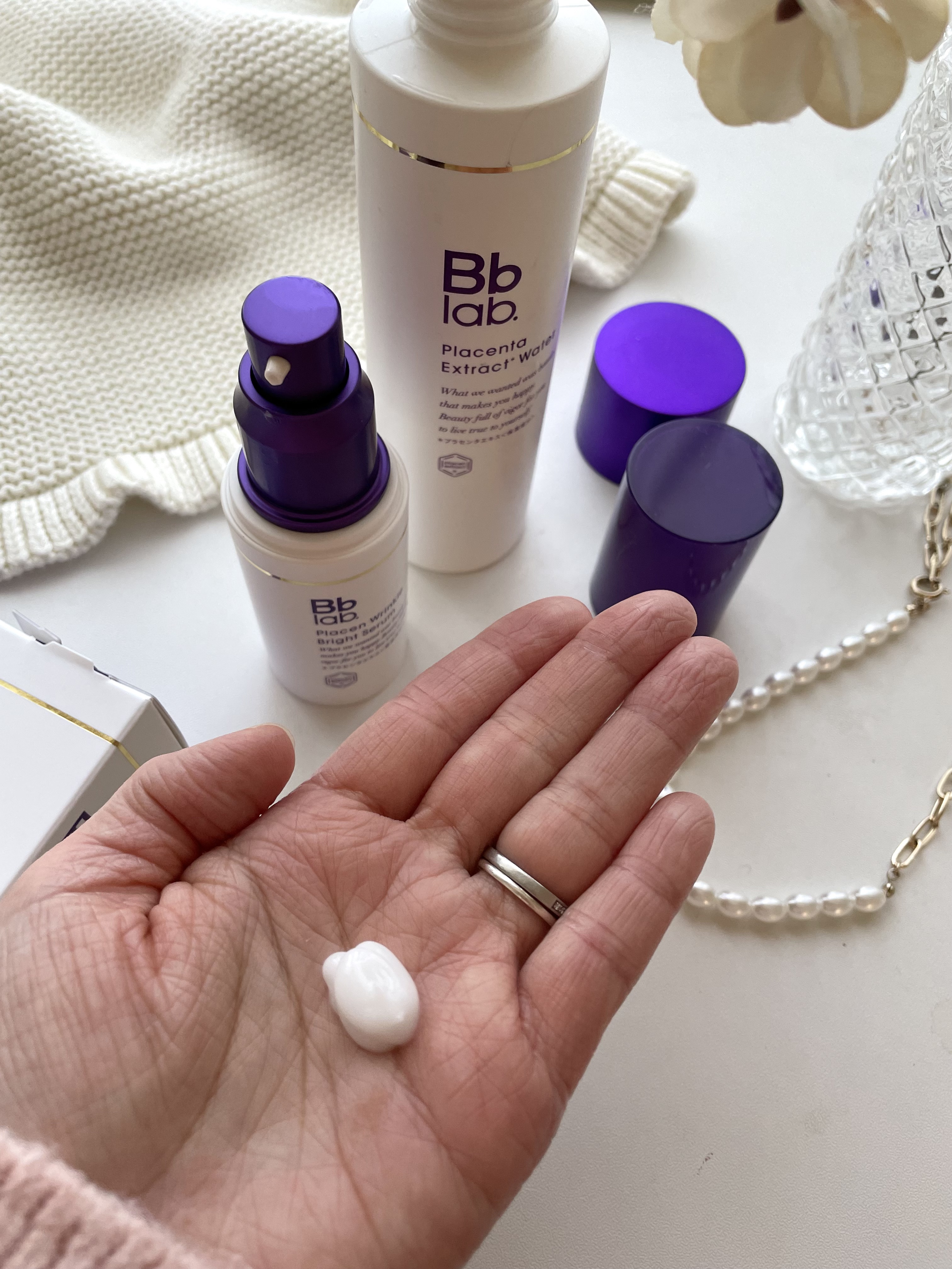 プラセンリンクルブライトセラム/Bb lab./美容液を使ったクチコミ（3枚目）