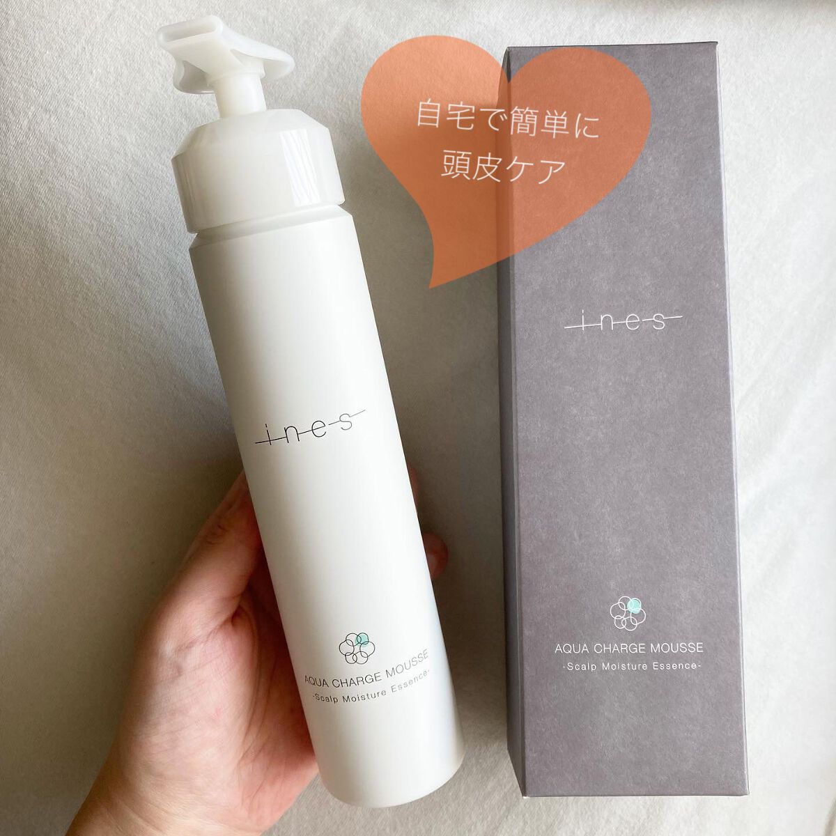 アクア チャージ ムース/ines/頭皮ローションを使ったクチコミ（1枚目）
