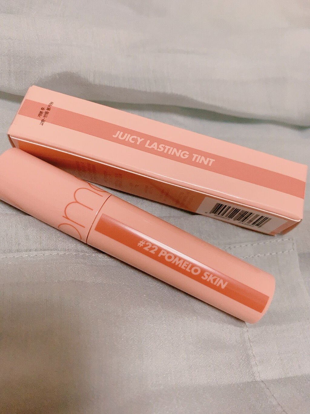 ジューシーラスティングティント/rom&nd/リップティントを使ったクチコミ（1枚目）