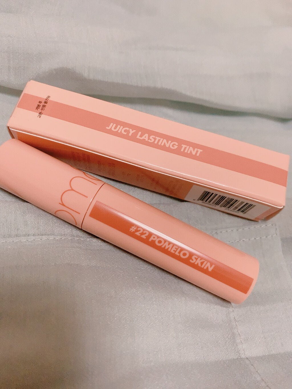 ジューシーラスティングティント/rom&nd/リップティントを使ったクチコミ(1枚目)