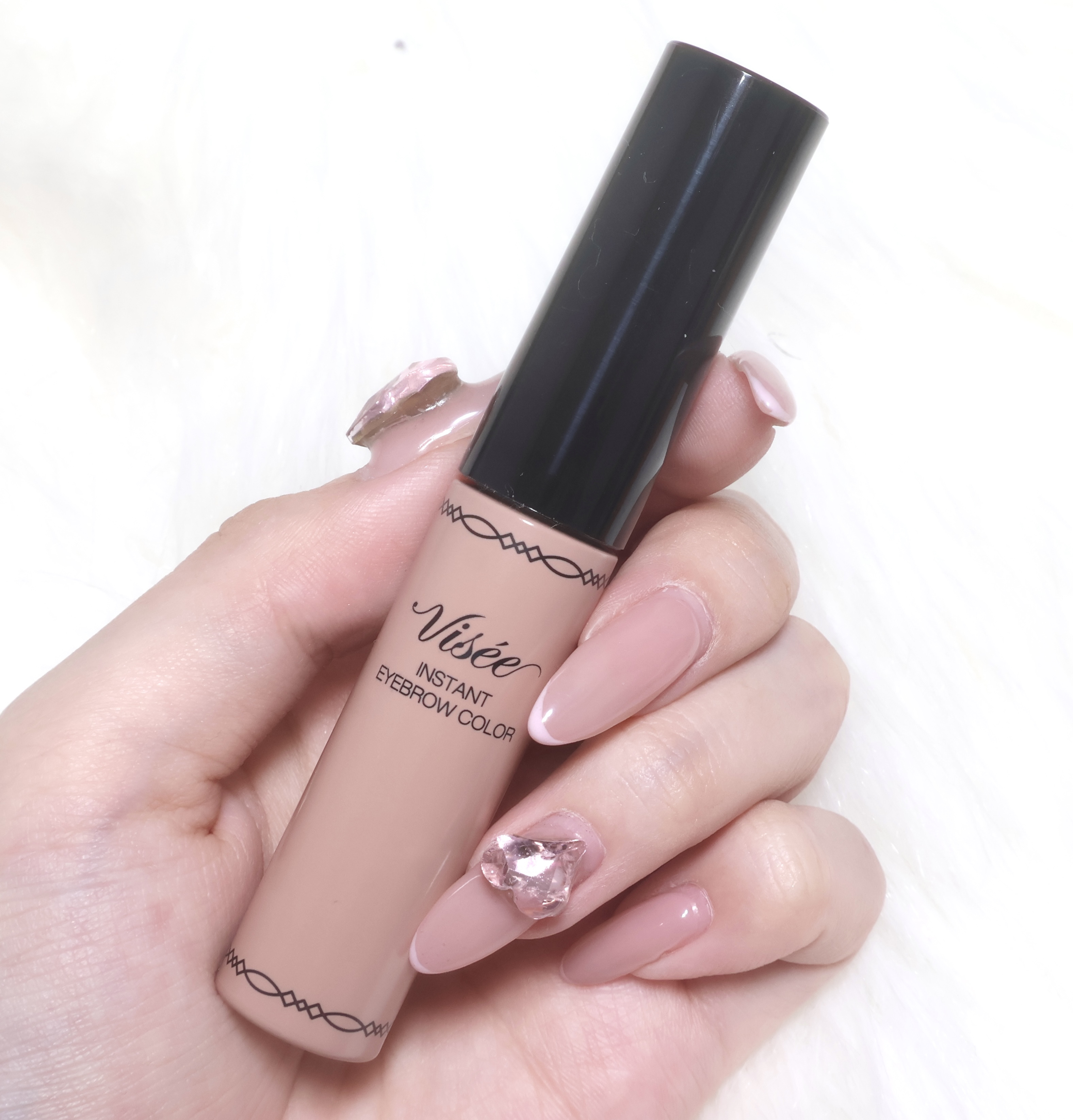 ヴィセ リシェ インスタント アイブロウ カラー BR-6  ホワイトピンク(限定)/Visée/眉マスカラを使ったクチコミ（1枚目）
