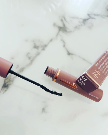 スキニーマスカラ/mude/マスカラを使ったクチコミ(3枚目)