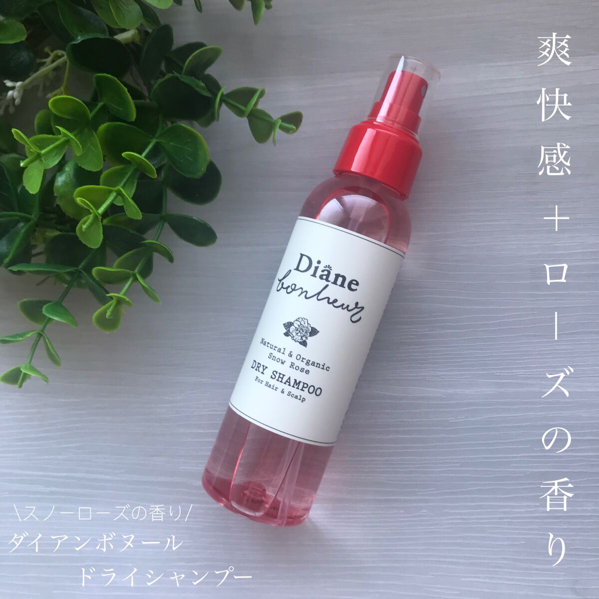 ダイアンボヌール ドライシャンプー スノーローズ/ダイアン/ドライシャンプーを使ったクチコミ(1枚目)