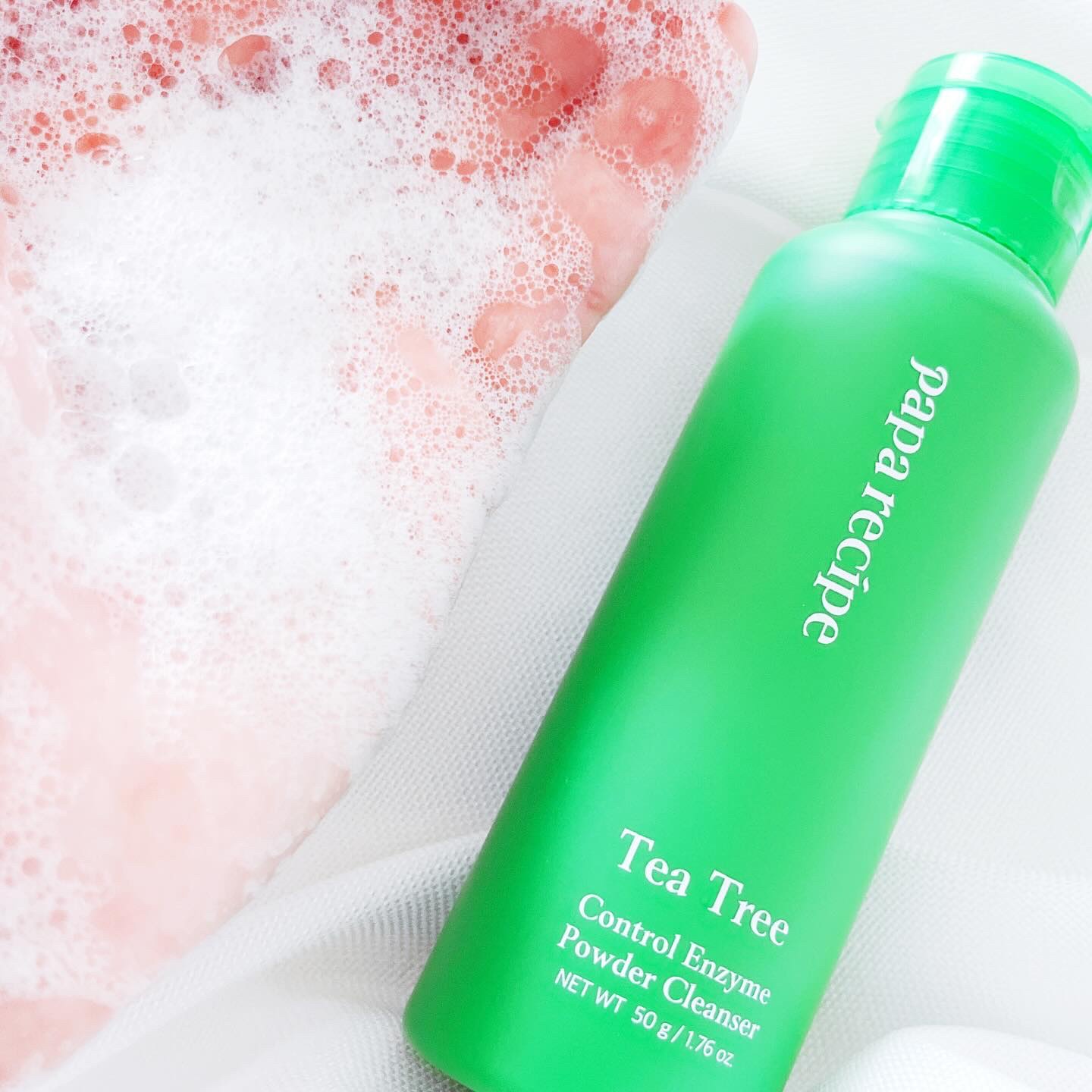ティーツリーコントロール酵素洗顔パウダー/PAPA RECIPE/洗顔パウダーを使ったクチコミ（3枚目）