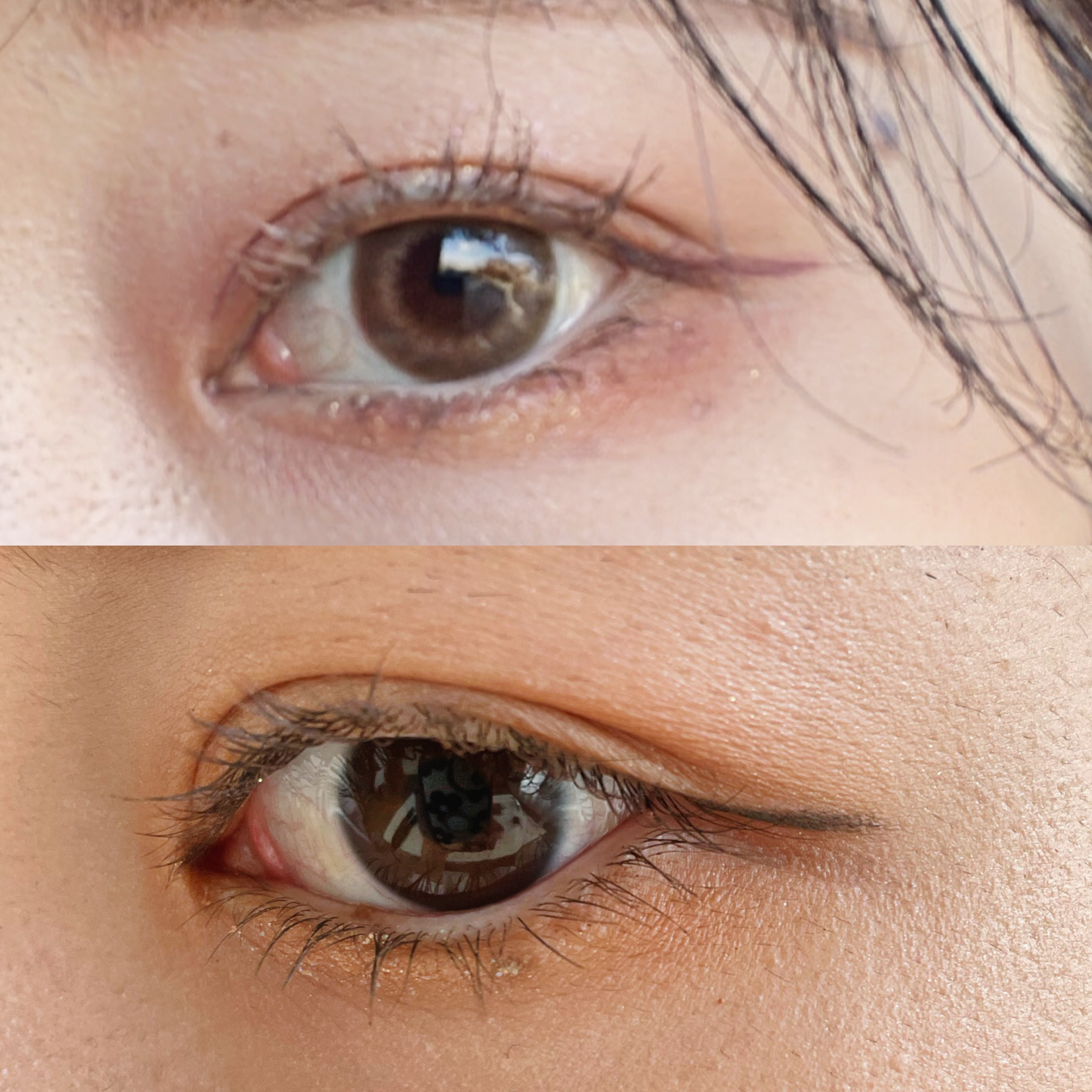 「密着アイライナー」極細クリームペンシル/デジャヴュ/ペンシルアイライナーを使ったクチコミ（2枚目）