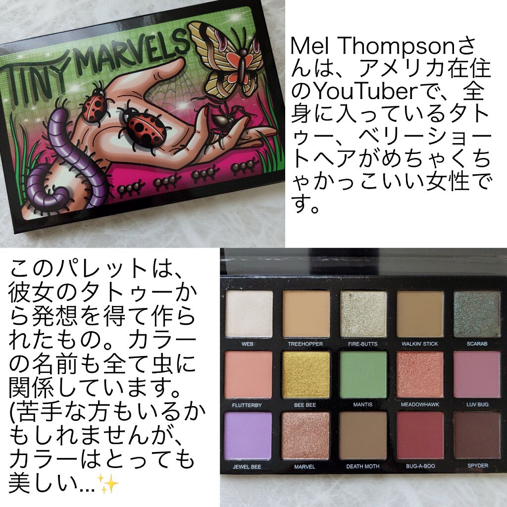 Tiny Marvels Palette/Sydney Grace/アイシャドウパレットを使ったクチコミ（2枚目）