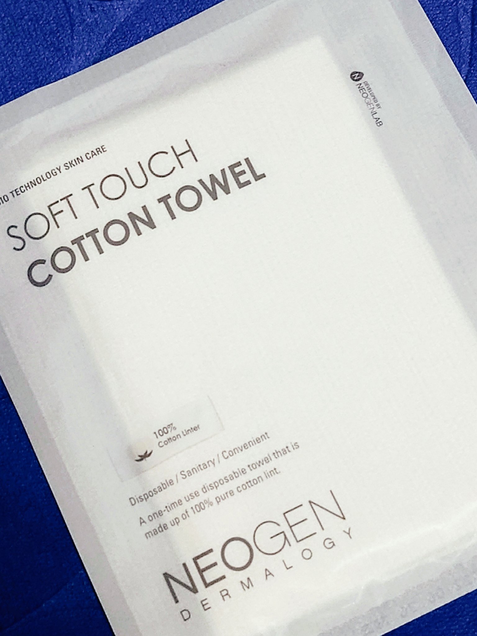 ソフトタッチコットンタオル/NEOGEN/その他スキンケアグッズを使ったクチコミ（2枚目）