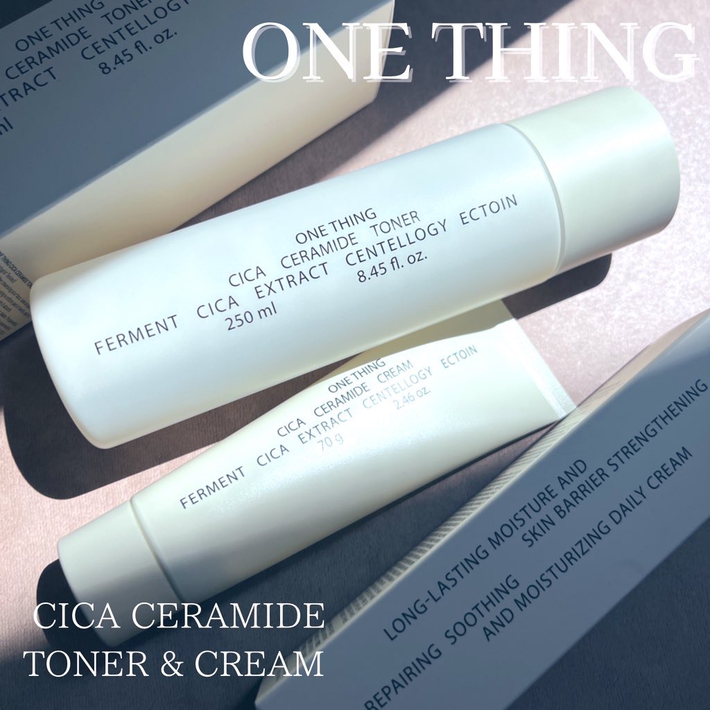 CICAセラミドトナー/ONE THING/化粧水を使ったクチコミ（1枚目）