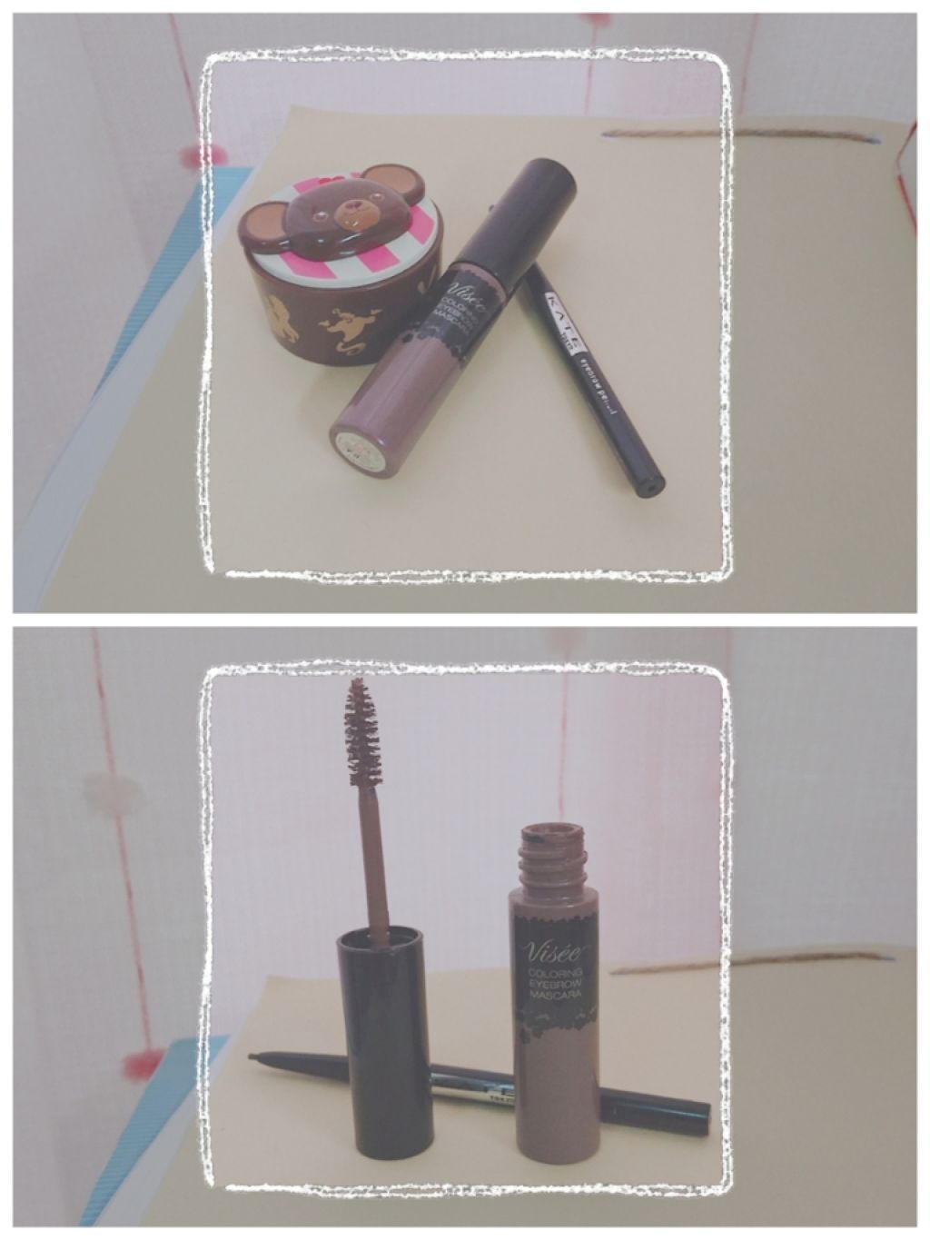 リシェ カラーリング アイブロウマスカラ/Visée/眉マスカラを使ったクチコミ(2枚目)