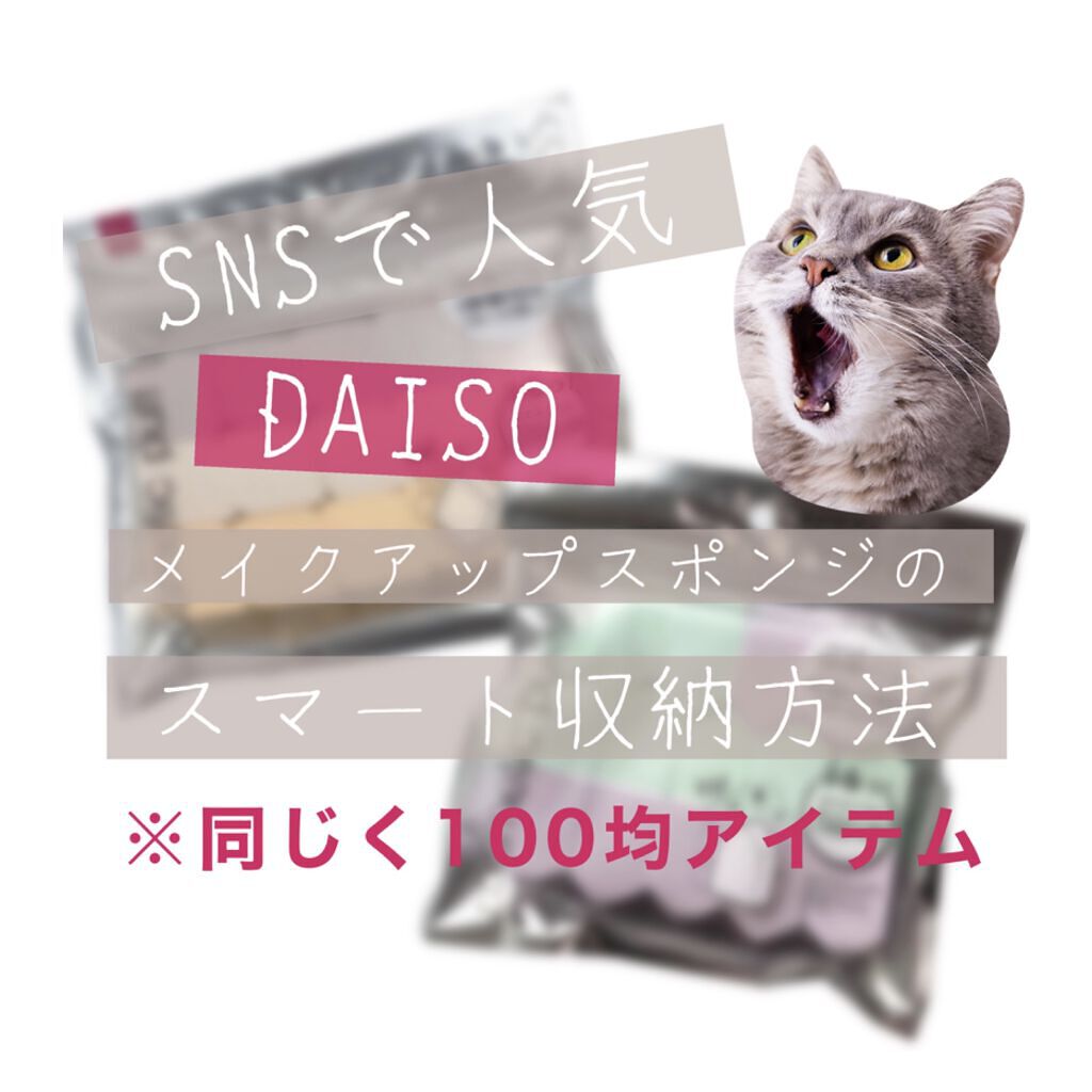 メイクアップスポンジ バリューパック ハウス型 14個/DAISO/パフ・スポンジを使ったクチコミ（1枚目）