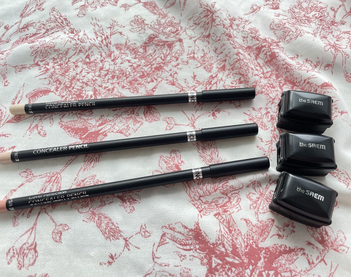 カバーパーフェクション コンシーラー ペンシル/the SAEM/ペンシルコンシーラーを使ったクチコミ（2枚目）