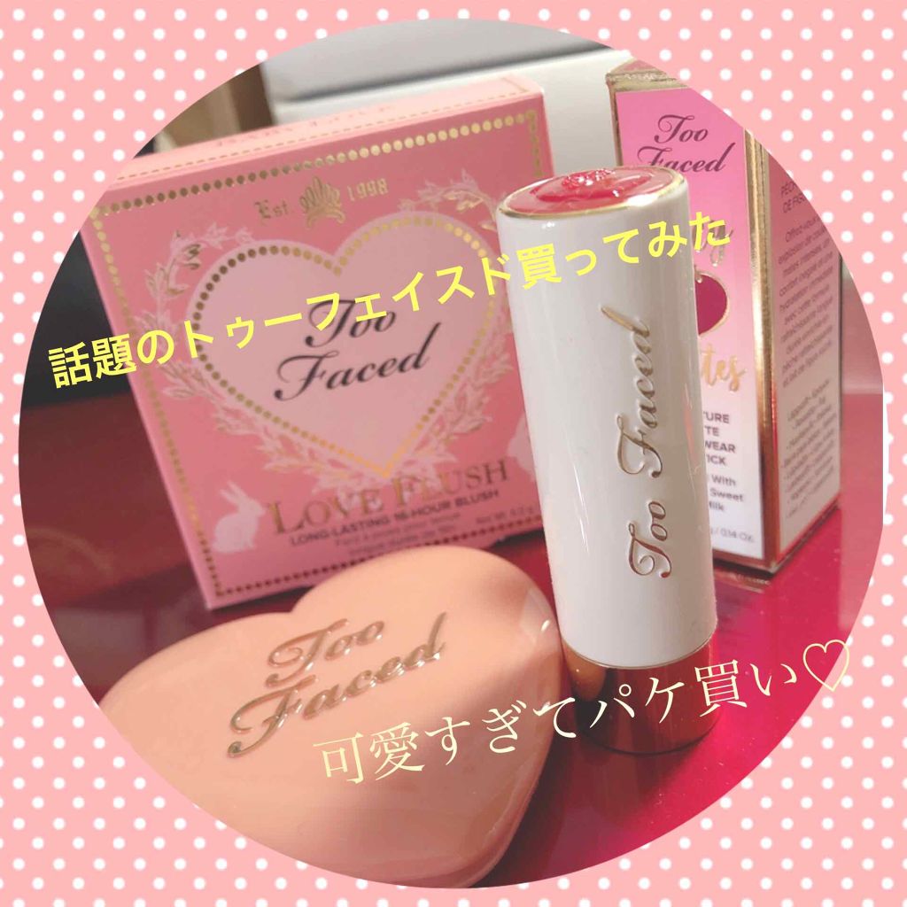 ラブ フラッシュ ロングラスティング 16H ブラッシュ/Too Faced/パウダーチークを使ったクチコミ(1枚目)