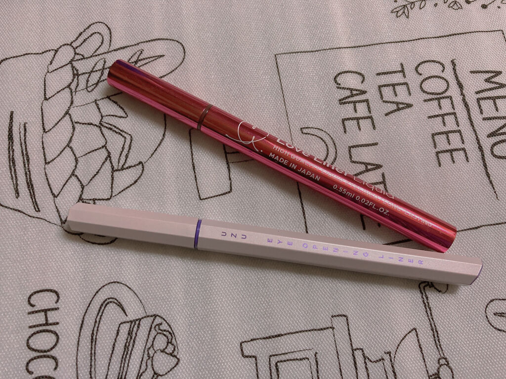 EYE OPENING LINER/UZU BY FLOWFUSHI/リキッドアイライナーを使ったクチコミ（1枚目）