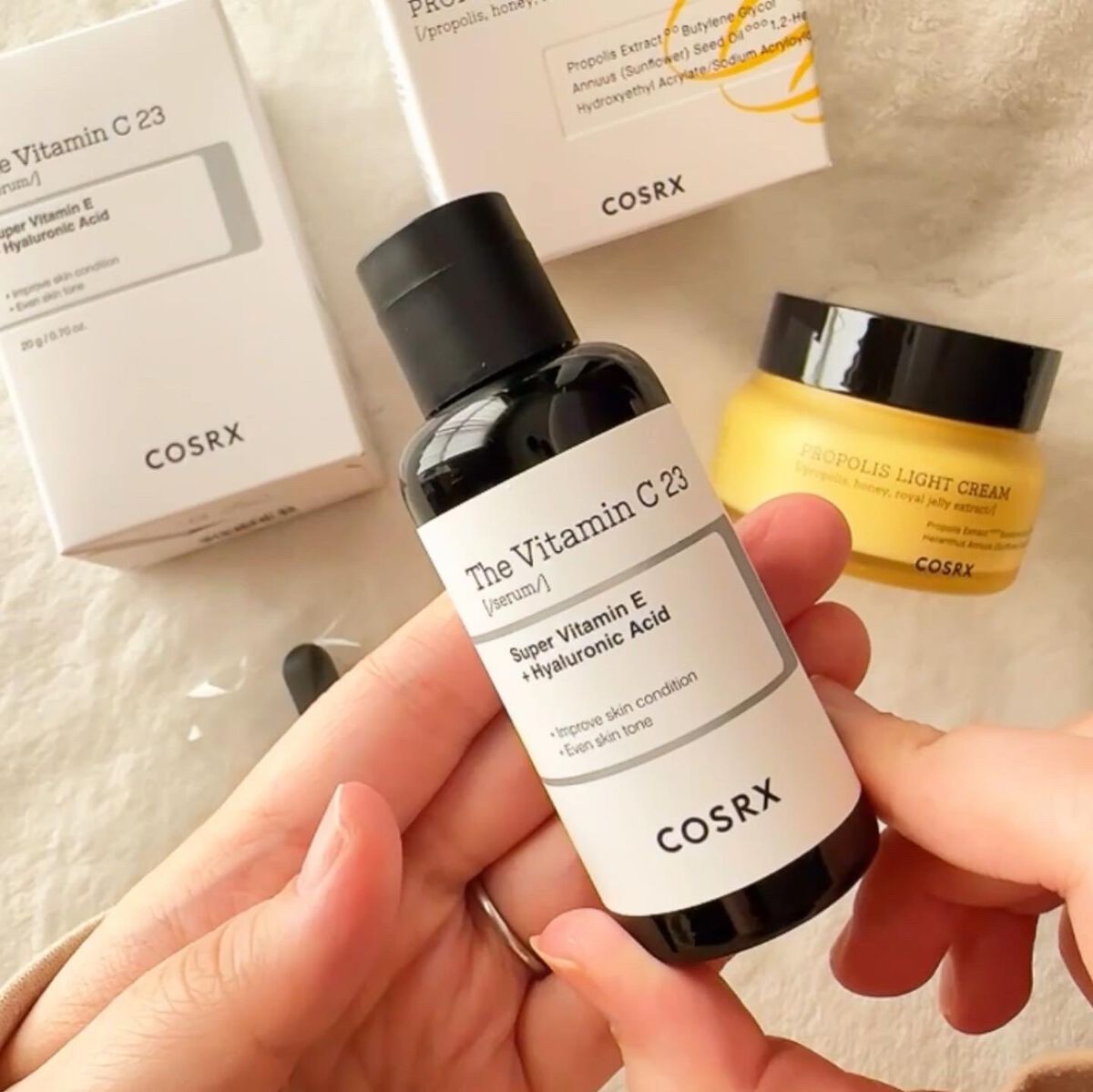 フルフィットプロポリスライトクリーム/COSRX/フェイスクリームを使ったクチコミ（2枚目）