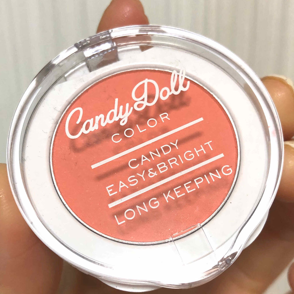 キャンディパウダーチーク アプリコットコーラル/CandyDoll/パウダーチークを使ったクチコミ（1枚目）