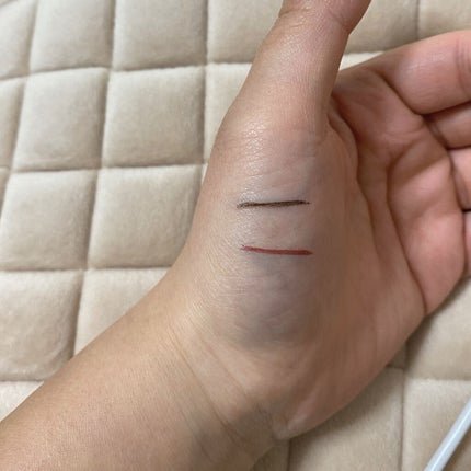 ニュアンスリキッドアイライナー/CEZANNE/リキッドアイライナーを使ったクチコミ(2枚目)