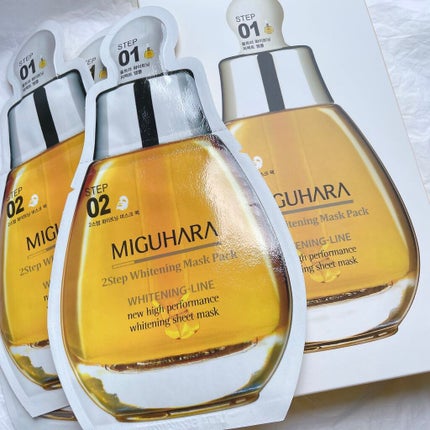 Big3 Step Whitening Mask Pack/MIGUHARA/シートマスク・パックを使ったクチコミ(2枚目)