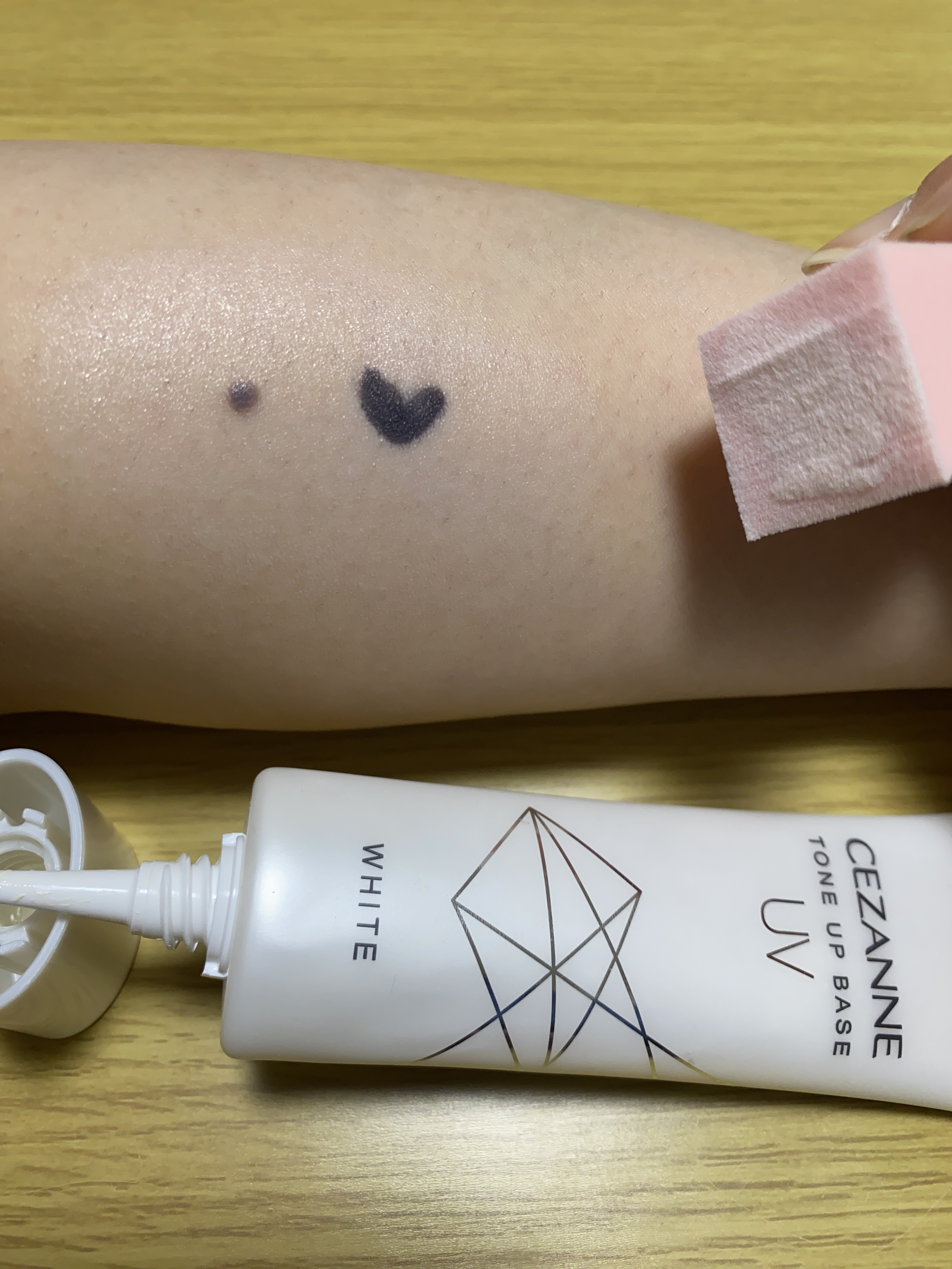 UVトーンアップベース/CEZANNE/化粧下地を使ったクチコミ（3枚目）