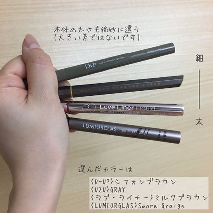 EYE OPENING LINER/UZU BY FLOWFUSHI/リキッドアイライナーを使ったクチコミ(2枚目)