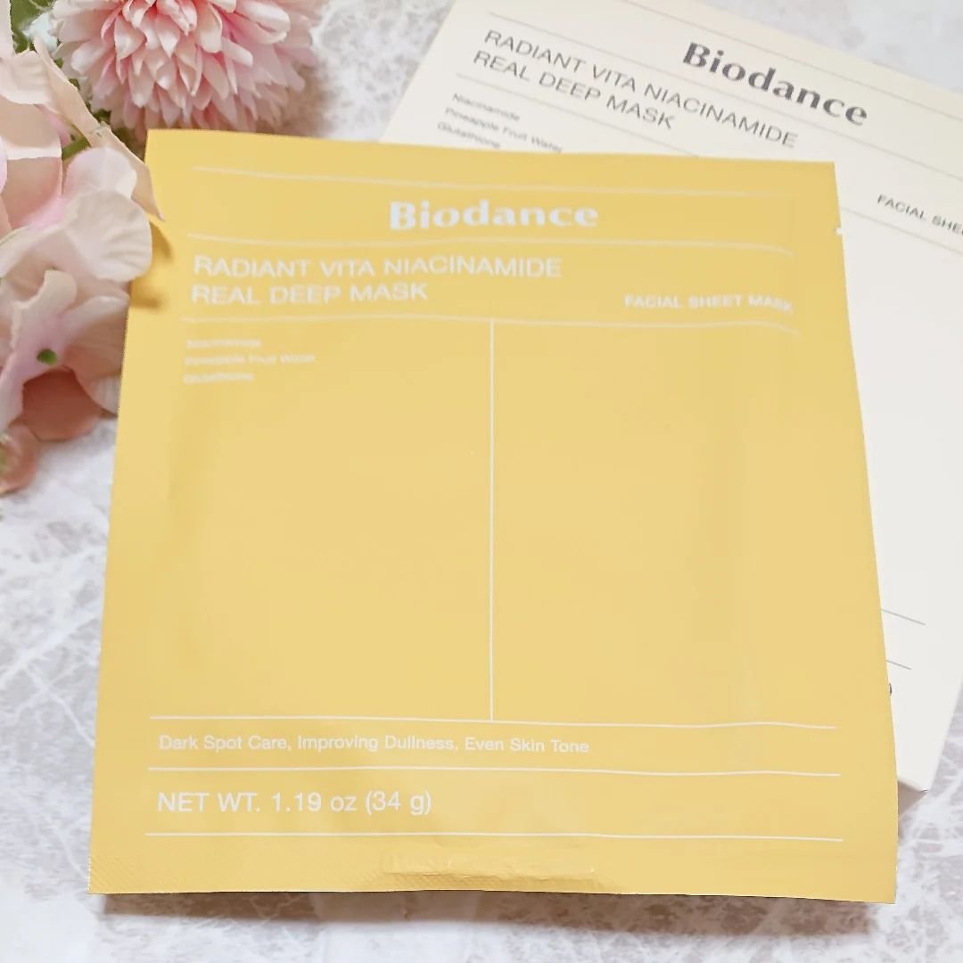 ビタナイアシンアミド リアルディープマスク/Biodance/シートマスク・パックを使ったクチコミ（3枚目）