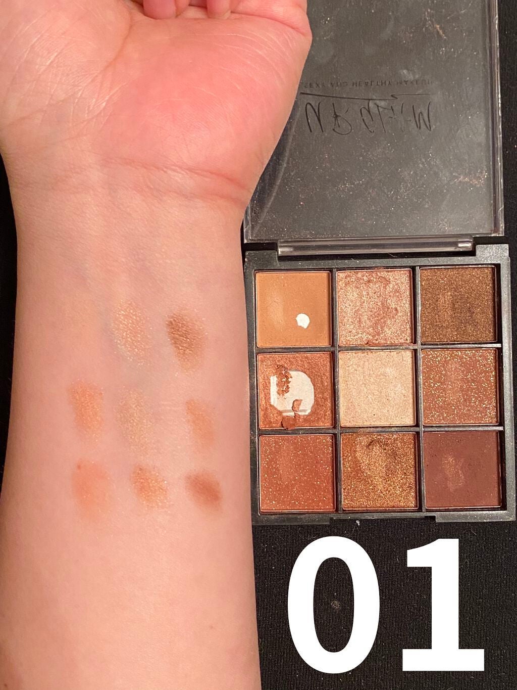 UR GLAM BLOOMING EYE COLOR PALETTE/U R GLAM/アイシャドウパレットを使ったクチコミ(7枚目)